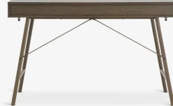 LINDVEDEscritorio LINDVED 48x120 2 cajones color roble oscuro