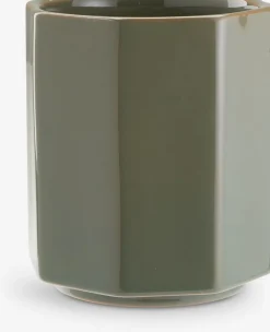 LUCASMaceta LUCAS Ø14xA16cm verde oscuro