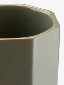 LUCASMaceta LUCAS Ø14xA16cm verde oscuro