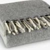 LUNDKARSEManta de lana LUNDKARSE 130x170 gris/beis