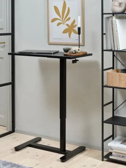 LUNDTOFTEscritorio elevable LUNDTOFT 40x70 negro