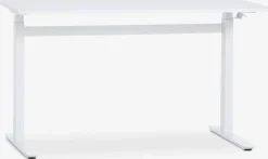 LUNDTOFTEscritorio elevable gas LUNDTOFT 70x130 blanco