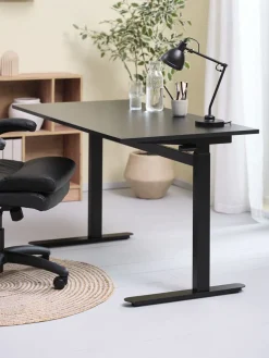LUNDTOFTEscritorio elevable gas LUNDTOFT 70x130 negro