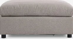 LYBYMódulo de sofá LYBY chaise longue/puf tela arena