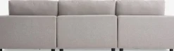 LYBYSofá modular LYBY 3 plazas tela arena