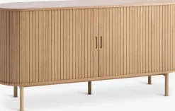 LYNGVIGAparador LYNGVIG 160cm 2 puertas persiana roble natural