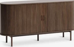 LYNGVIGAparador LYNGVIG 160cm 2 puertas persiana roble oscuro