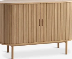 LYNGVIGAparador LYNGVIG 120cm 2 puertas persiana roble natural