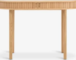 LYNGVIGMesa consola LYNGVIG 50x110 2 puertas persiana roble natural
