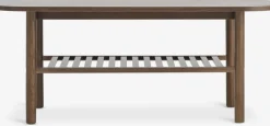 LYNGVIGMesa de centro LYNGVIG 60x110 1 estante roble oscuro