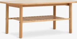 LYNGVIGMesa de centro LYNGVIG 60x110 con estante roble natural