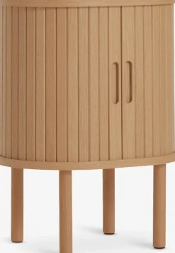 LYNGVIGMesita de noche LYNGVIG 2 puertas persiana roble natural