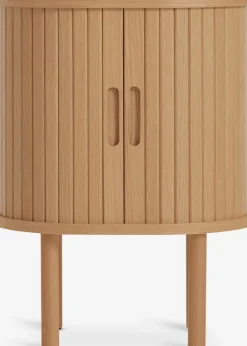 LYNGVIGMesita de noche LYNGVIG 2 puertas persiana roble natural
