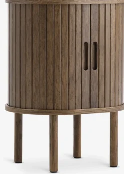 LYNGVIGMesita de noche LYNGVIG 2 puertas persiana roble oscuro