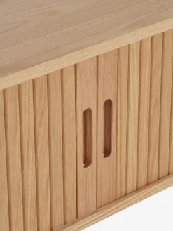 LYNGVIGMueble TV LYNGVIG 160cm 2 puertas persiana roble natural