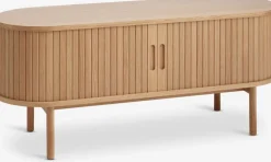 LYNGVIGMueble TV LYNGVIG 120cm 2 puertas persiana roble natural
