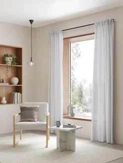 LYSERENCortina LYSEREN 1x140x245 blanco crudo