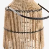 MAALTHEFarol MAALTHE Ø27xA35cm natural/negro