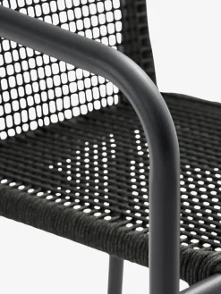 MADERUP + KRISTIANSTADMesa MADERUP L90 negro + 4 sillas KRISTIANSTAD verde