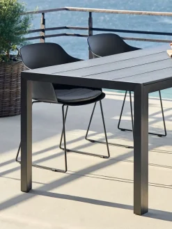 MADERUPMesa de jardín MADERUP A90xL205 negro