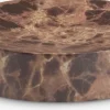 MAKARYDBandeja vaciabolsillos MAKARYD Ø10xA2cm efecto mármol marrón