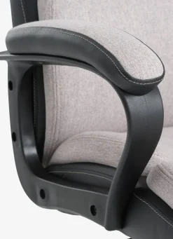 MARBJERGSilla de oficina MARBJERG polipiel negro/gris