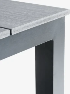 MARIELYST + INGSTRUPMesa MARIELYST L205 gris + 4 sillas INGSTRUP negro