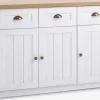 MARKSKELAparador MARKSKEL 3 puertas blanco/roble salvaje natural