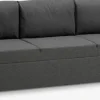 MARSLEVSofá cama MARSLEV 3 plazas tela gris oscuro