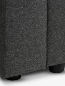 MARSLEVSofá cama MARSLEV 3 plazas tela gris oscuro