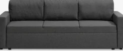 MARSLEVSofá cama MARSLEV 3 plazas tela gris oscuro