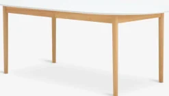MARSTRANDMesa de comedor MARSTRAND 100x200/280 blanco/natural
