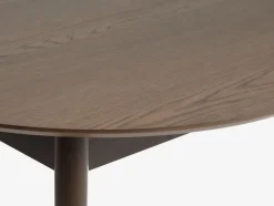 MARSTRANDMesa de comedor MARSTRAND Ø110/110x200 roble oscuro