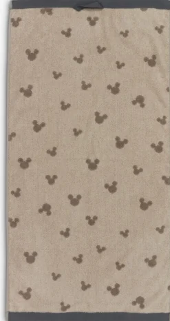 MICKEYGOLDToalla de mano jacquard MICKEY 50x100