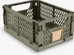 MILASCesta MILAS A25xL34xA15 plegable verde oliva