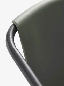 MODUMSilla apilable MODUM verde oliva
