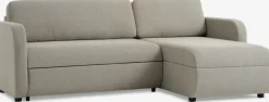 MOMMARKSofá cama chaise longue MOMMARK tela beis