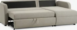 MOMMARKSofá cama chaise longue MOMMARK tela beis