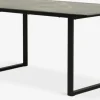 MOSELUNDMesa de comedor MOSELUND 90x180 cerámica negro