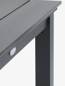 MOSS + AIDTMesa MOSS L214/315 gris + 4 sillas AIDT negro