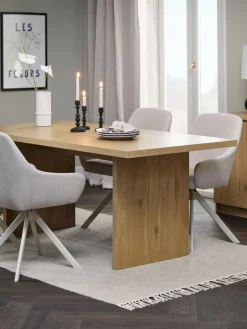 MUNKEBYMesa de comedor MUNKEBY 90x180 color roble cálido