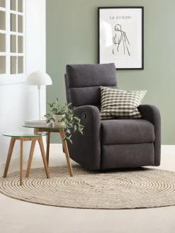 NAKSKOVSillón reclinable NAKSKOV gris oscuro