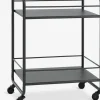 NARUPCarrito NARUP 2 estantes negro