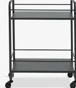 NARUPCarrito NARUP 2 estantes negro