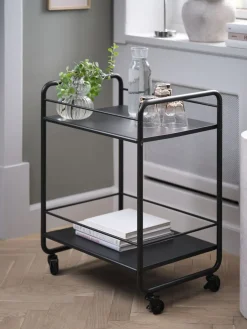 NARUPCarrito NARUP 2 estantes negro