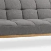 NEJEDESofá cama NEJEDE tela gris claro