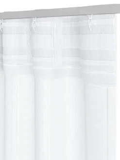 NELAUGCortina NELAUG 1x140x300 rayas blanco
