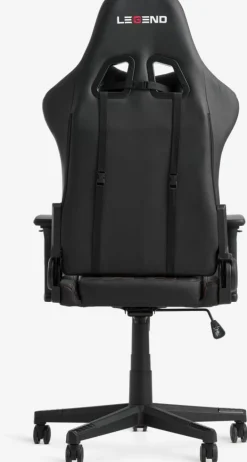 NIBESilla gaming NIBE polipiel negro/rojo