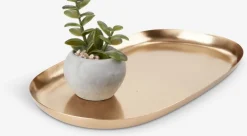 NIELSENBandeja decorativa NIELSEN A17xL30cm latón
