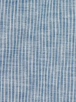 NINNAGOLDJuego funda nórdica hilo teñido NINNA 155x220 azul